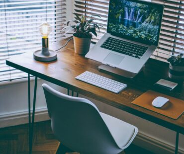MacBook Pro on table