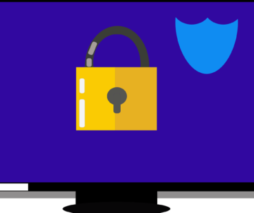 Free secure computer protect computer vector