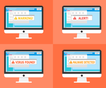 Free warning alert detected vector