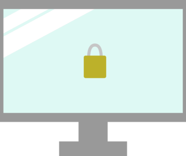 Free security lock protect vector