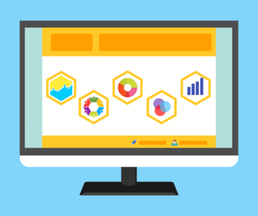 Free statistic survey website vector