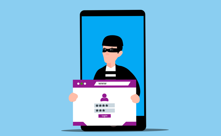 Free phishing scam website vector